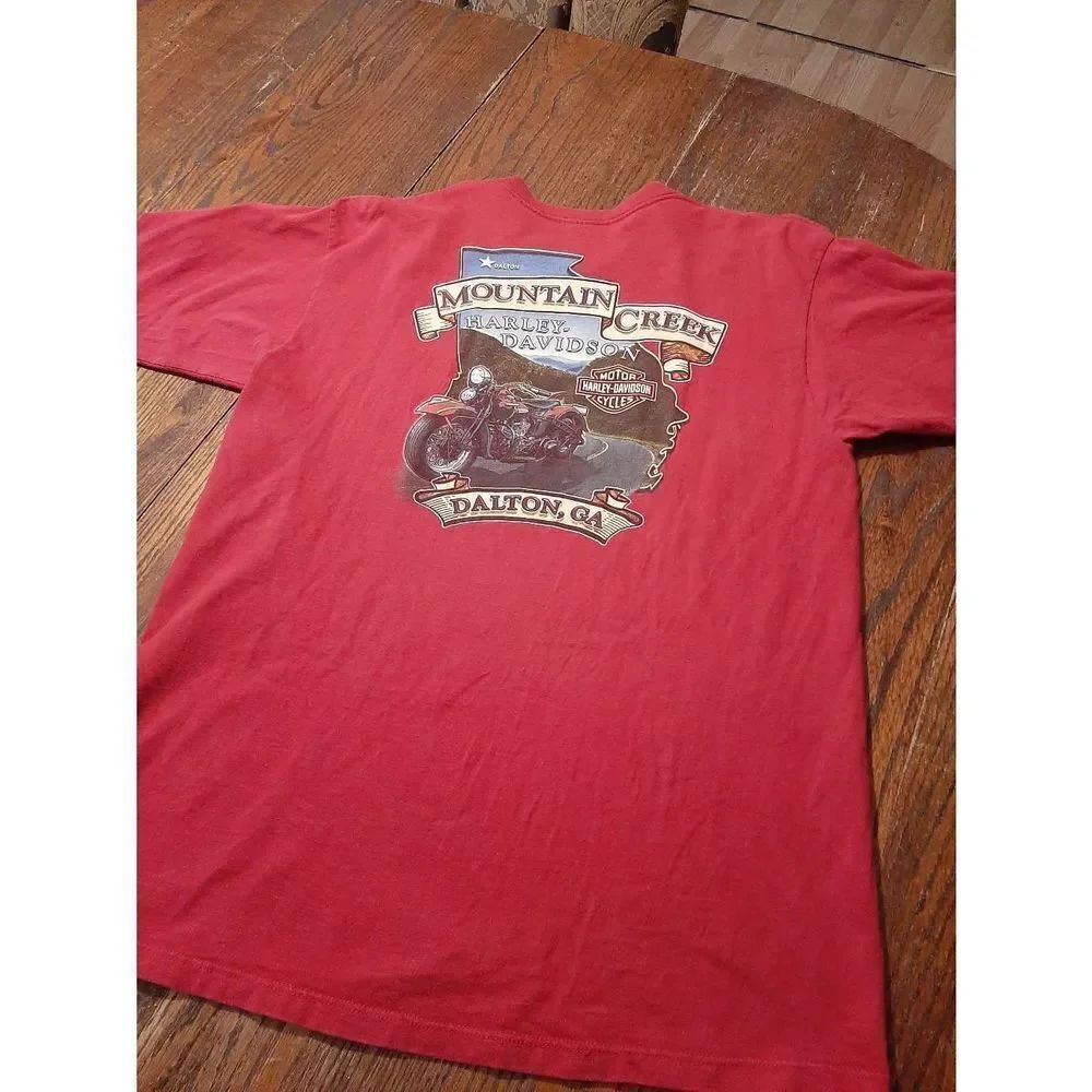 XL 07 Harley Davidson Mountain Creek Dalton Georgia Short Sleeve Tee TShirt Top